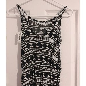 Women's JUMPSUIT (Size Small) WHITE AND BLACK